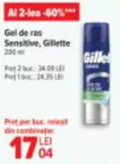 Gel de ras Sensitive