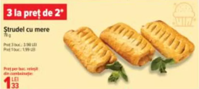 Strudel cu mere
