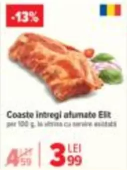 Coaste intregi afumate