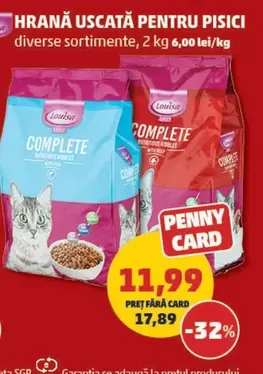 HRANĂ USCATĂ PENTRU PISICI