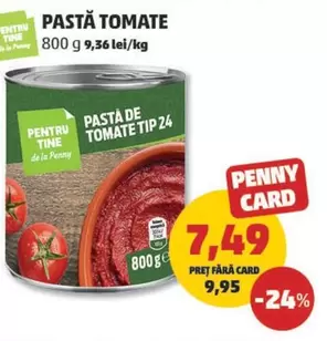 PASTĂ TOMATE