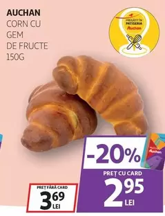 Auchan - CORN CU GEM DE FRUCTE