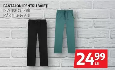 PANTALONI PENTRU BĂIEȚI