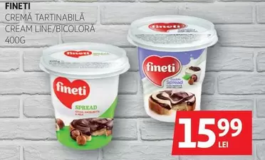 CREMĂ TARTINABILĂ CREAM LINE/BICOLORĂ