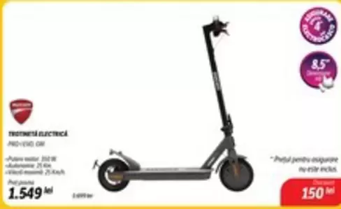 Electrica - TROTINETĂ ELECTRICĂ PRO-I EVO DUC