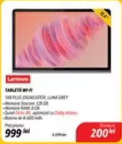 Lenovo - TABLETĂ WI-FI