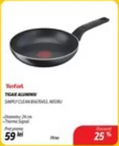 Tefal - TIGAIE ALUMINIU SIMPLY CLEAN B3060452 NEGRU