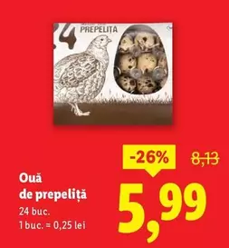Ouă de prepeliță