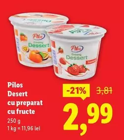 Dessert cu preparat cu fructe