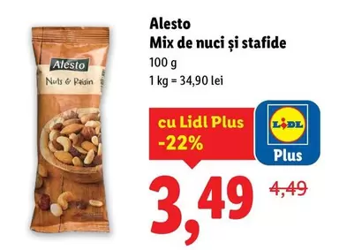 Mix de nuci și stafide