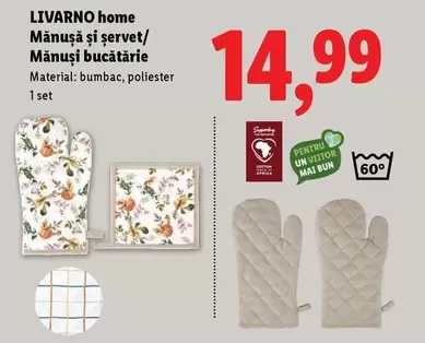Mănuşă şi şervet/ Mănuşi bucătărie