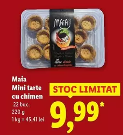 Mini tarte cu chimen
