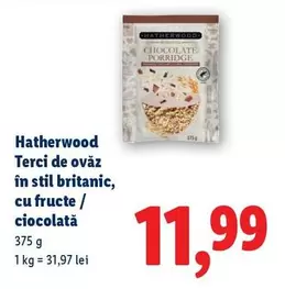 Terci de ovăz în stil britanic, cu fructe / ciocolată