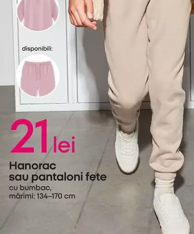 Hanorac sau pantaloni fete