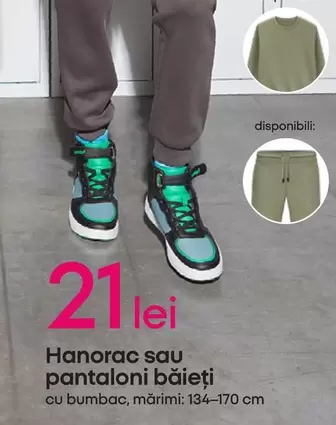 Hanorac sau pantaloni băieți
