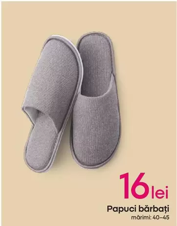 Papuci bărbați