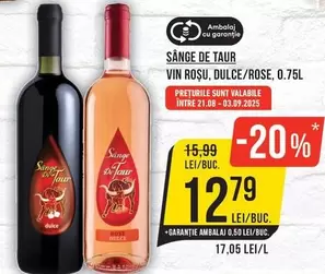 SÂNGE DE TAUR