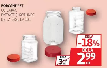 BORCANE PET CU CAPAC