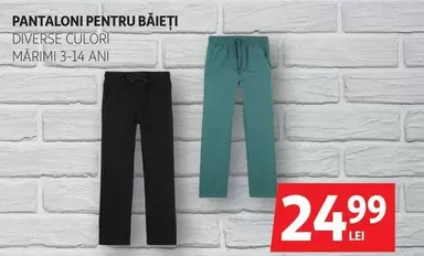 PANTALONI PENTRU BĂIEȚI
