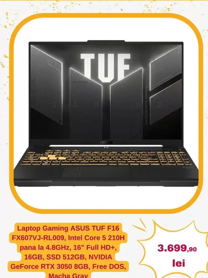 Intel - TUF F16 FX607VJ-RL009
