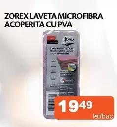 LAVETA MICROFIBRA ACOPERITA CU PVA