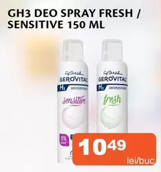 Gerovital - DEO SPRAY FRESH / SENSITIVE