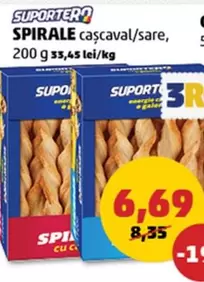 SPIRALE caşcaval/sare