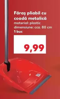 Făraş pliabil cu coadă metalică