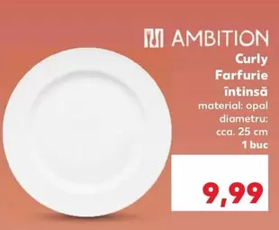 Curly Farfurie întinsă