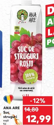 Suc struguri roșii