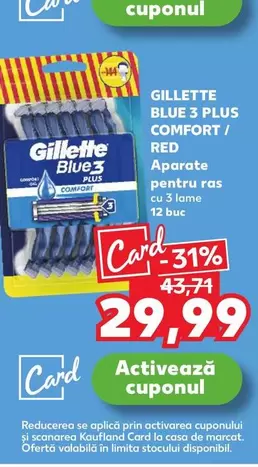 BLUE 3 PLUS COMFORT / RED