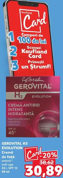 Gerovital - Crema de faţă