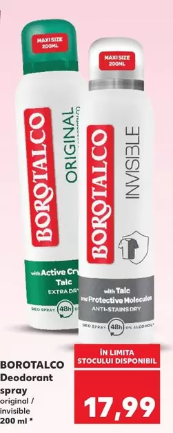 Deodorant spray original / Invisible