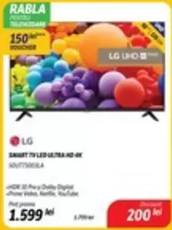 Lg - SMART TV LED ULTRA HD 4K 50UT75006LA