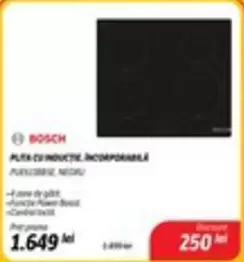 Bosch - PLITA CU INDUCTIE, INCORPORABILA