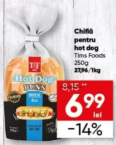 Chiflă pentru hot dog