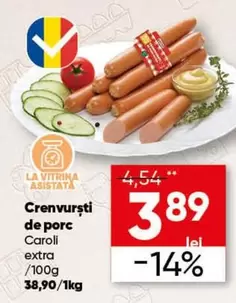 Crenvurști de porc