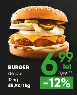 BURGER de pui