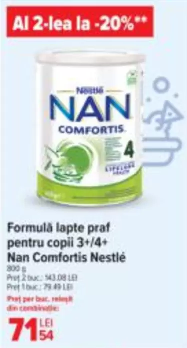 lapte praf pentru copii 3+/4+