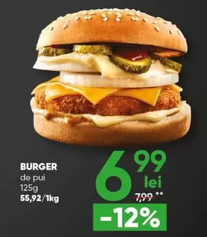 BURGER de pui