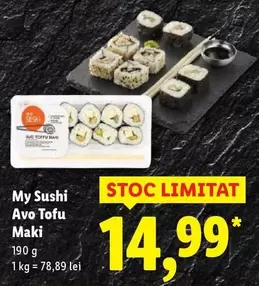 Avo Tofu Maki