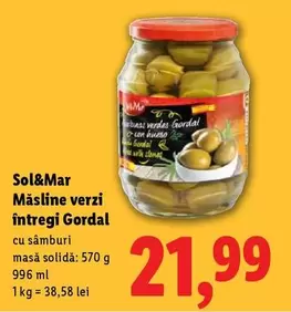 Măsline verzi întregi Gordal