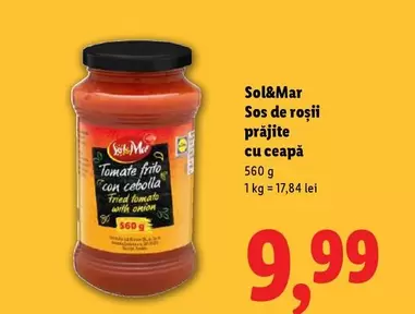 Sos de roşii prăjite cu ceapă