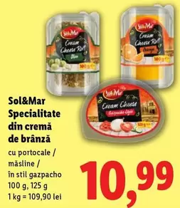 Specialitate din cremă de brânză