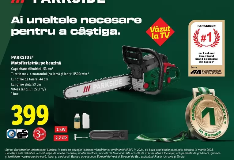 Motofierastrau pe benzină