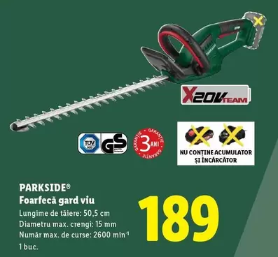 Foarfecă gard viu