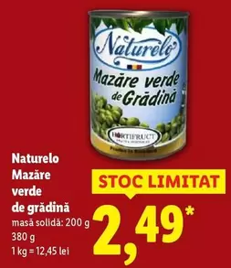 Mazăre verde de grădină
