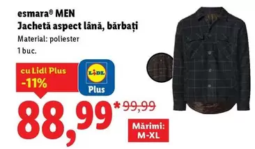 Jachetă aspect lână, bărbați