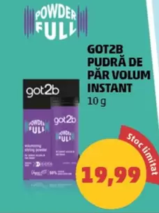 PUDRĂ DE PĂR VOLUM INSTANT