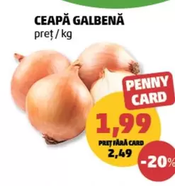 CEAPĂ GALBENĂ